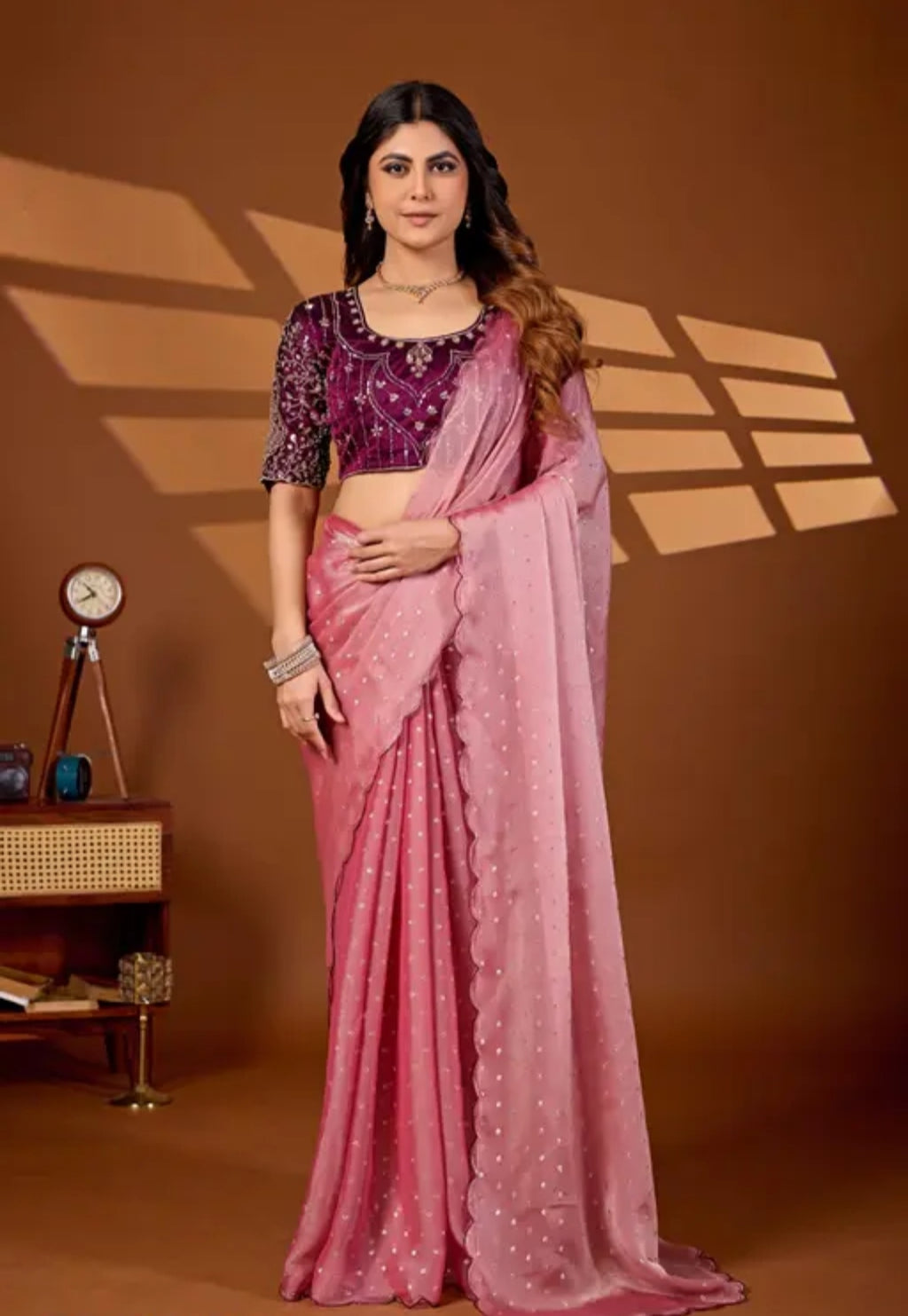 Designer Soft Art Silk Saree For Women Party Wear