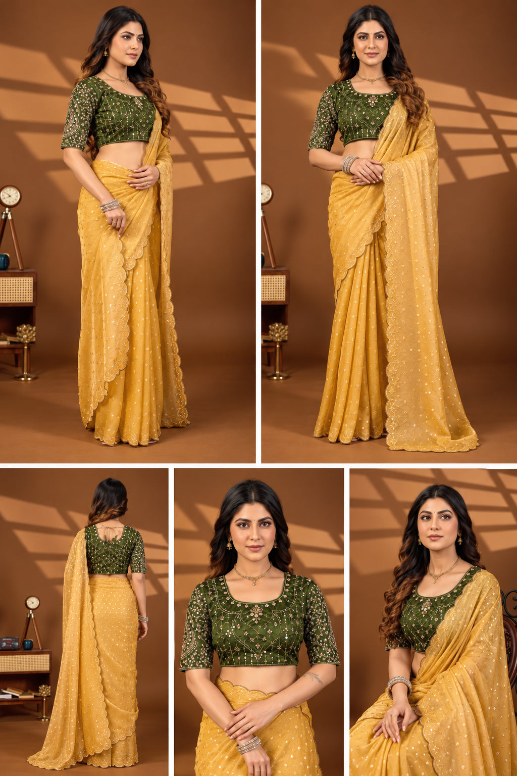 Designer Soft Art Silk Saree For Women Party Wear