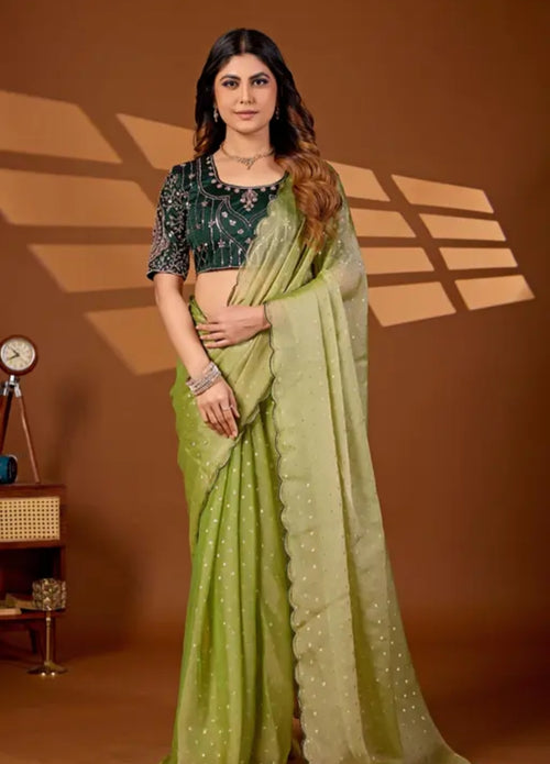 Designer Soft Art Silk Saree For Women Party Wear