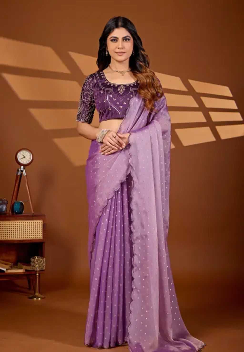 Designer Soft Art Silk Saree For Women Party Wear